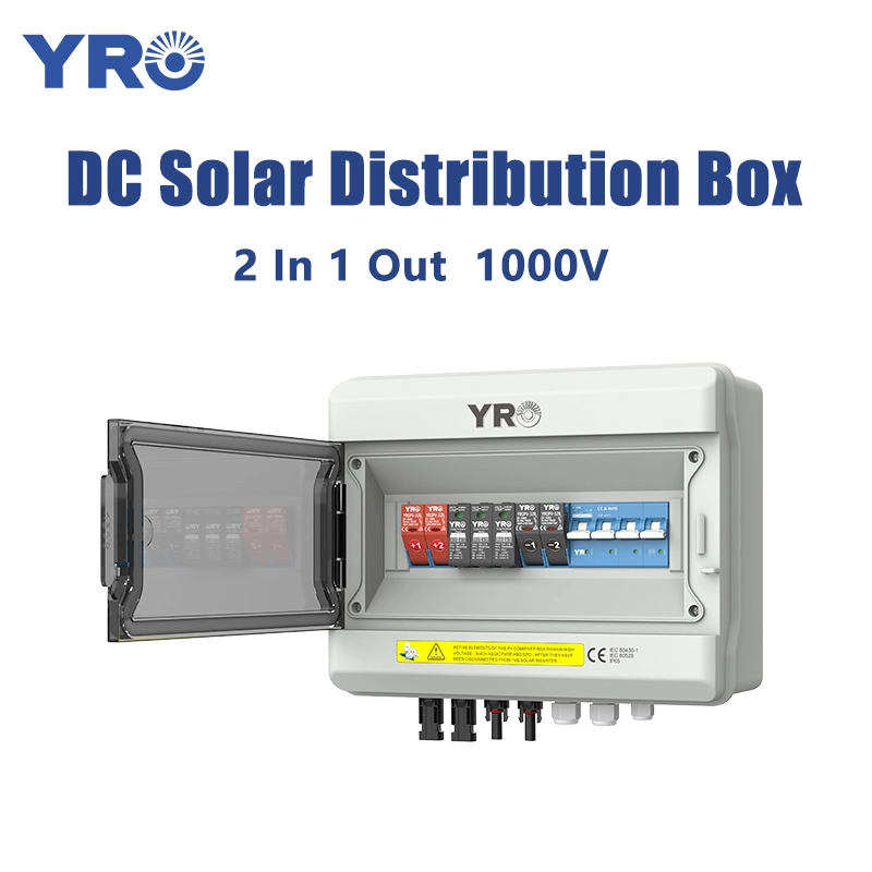 2 in 1 Out 1000V DCソーラー配信ボックス
