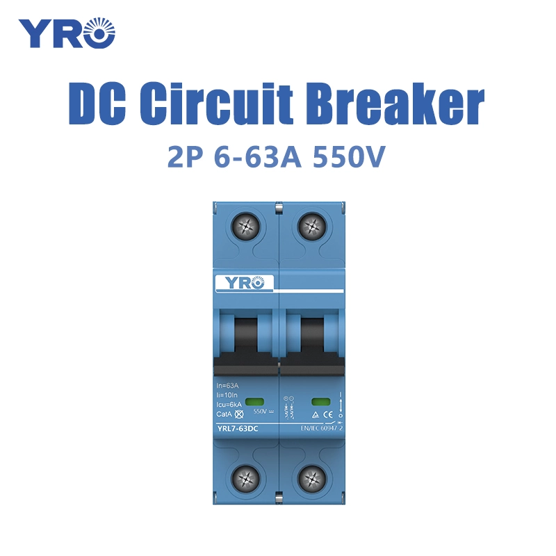 2P 6-63A 550V DC回路ブレーカー