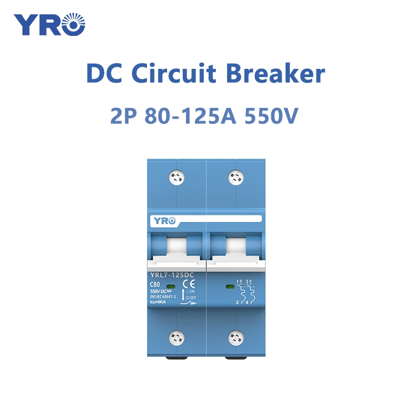 2P 80-125A 550V DC回路ブレーカー