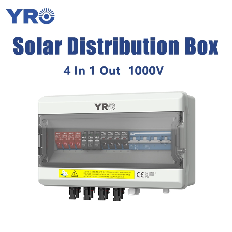 4 in 1 Out 1000V DCソーラー配信ボックス