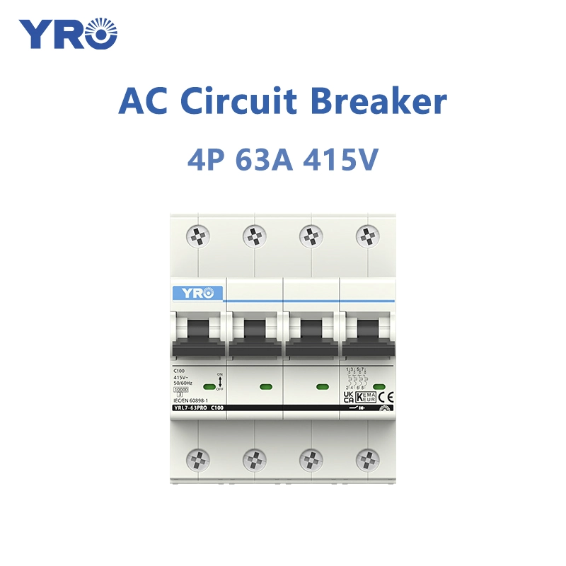 4P 50-63A 415V認証回路ブレーカーPro