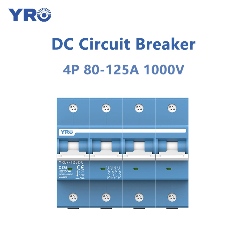 4P 80-125A 1000V DC回路ブレーカー