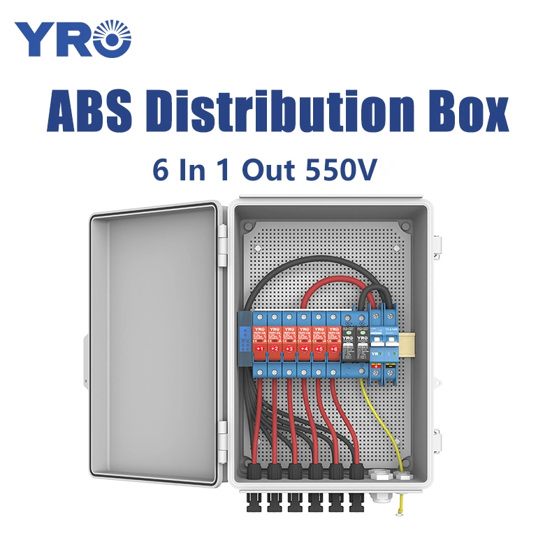 6 in 1 Out 550V DC ABSディストリビューションボックス