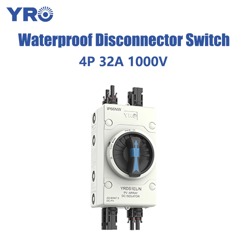 IP66 4P 32A 1000V 2弦の上部アウト